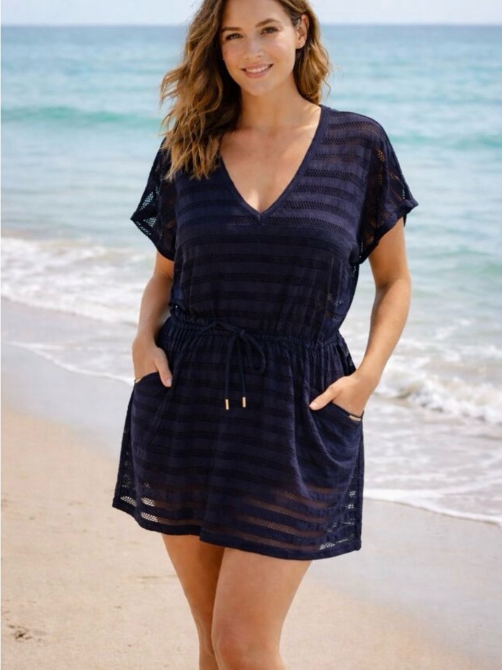 Women’s Navy Cover-Up Tunic Dress - Calvin Klein